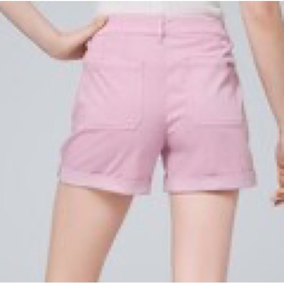 White House Black Market the Short Mid-Rise Pret-A-Play Pink Short - Picture 2 of 12